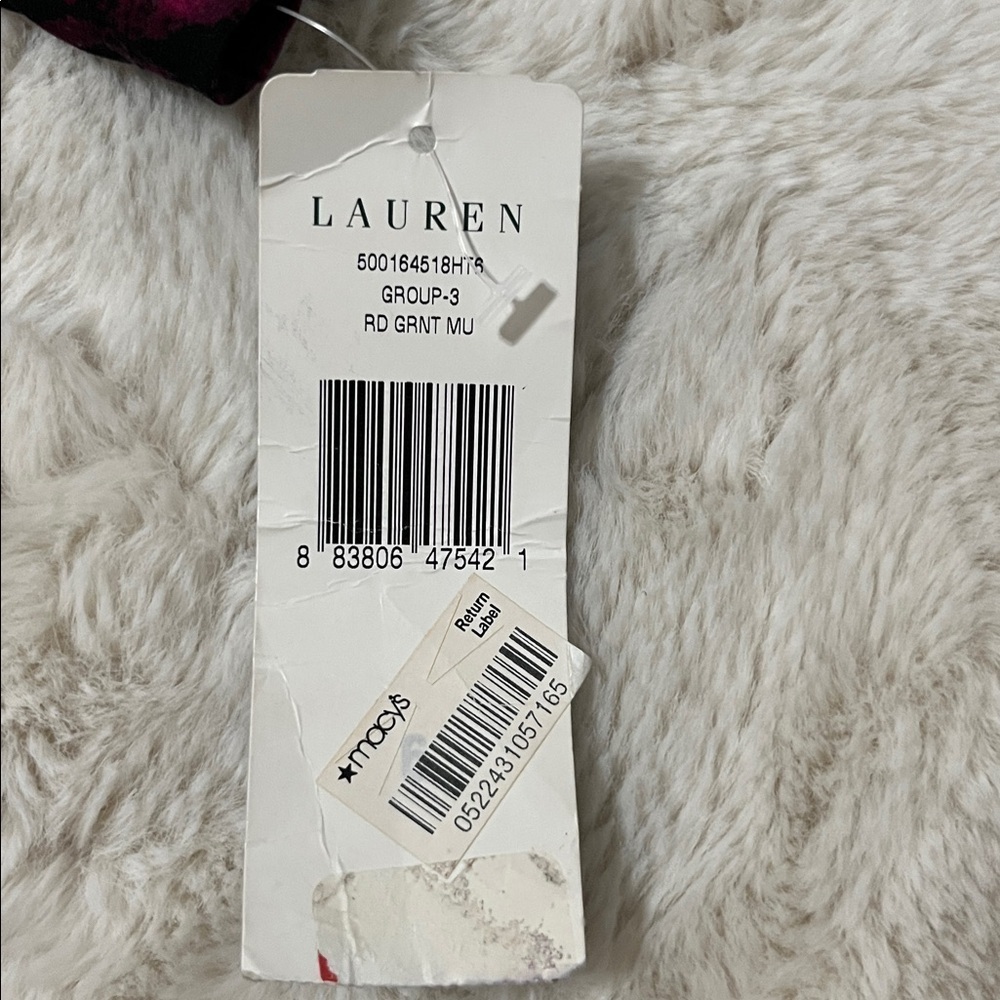 Ralph Lauren Black and Red Midi Dress - Picture 5 of 11